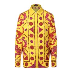 Шелковая рубашка Versace