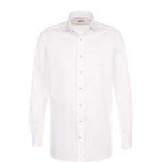 Хлопковая сорочка с воротником акула Zilli