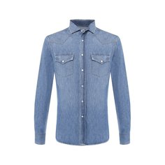 Джинсовая рубашка Brunello Cucinelli
