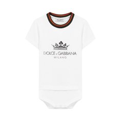 Хлопковое боди Dolce & Gabbana