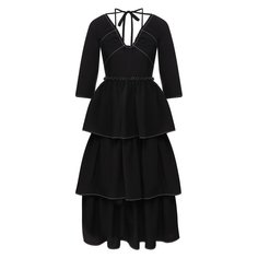 Платье с оборками Rejina Pyo