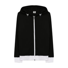 Хлопковый кардиган на молнии Karl Lagerfeld Kids