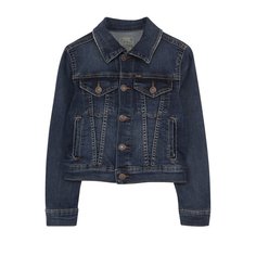 Джинсовая куртка с декоративными потертостями Polo Ralph Lauren