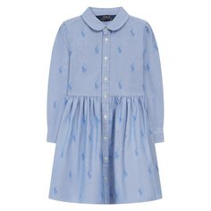 Хлопковое платье-рубашка Polo Ralph Lauren
