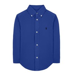 Хлопковая рубашка с воротником button down Polo Ralph Lauren