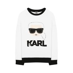 Хлопковый свитшот Karl Lagerfeld Kids