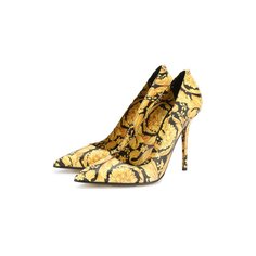 Кожаные туфли Barocco Versace