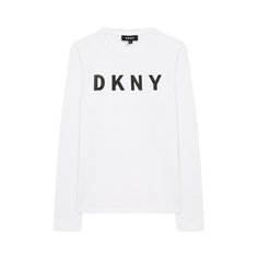 Хлопковый лонгслив DKNY