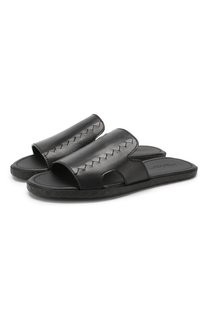Кожаные шлепанцы Bottega Veneta