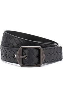 Кожаный ремень с металлической пряжкой Bottega Veneta