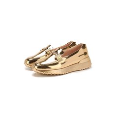 Кожаные лоферы Tods x Alber Elbaz