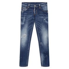Джинсы с декоративными потертостями Dsquared2
