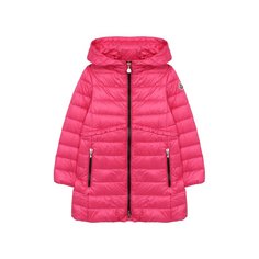 Стеганое пальто с капюшоном Moncler Enfant