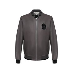 Кожаный бомбер Billionaire