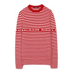 Шерстяной пуловер Balmain