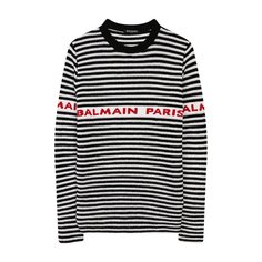 Шерстяной пуловер Balmain