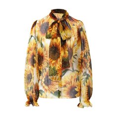 Шелковая блузка Dolce & Gabbana