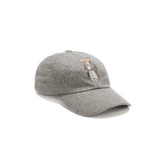 Шерстяная бейсболка с вышивкой Ralph Lauren