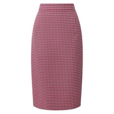 Юбка из смеси хлопка и шерсти Escada