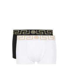 Комплект из двух хлопковых боксеров с широкой резинкой Versace