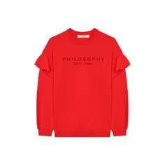 Хлопковый свитшот Philosophy di Lorenzo Serafini Kids