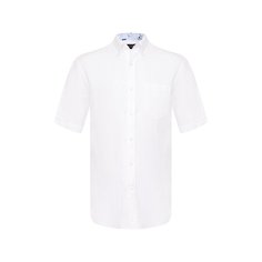Льняная рубашка с воротником button down Paul&Shark