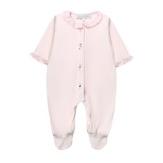 Хлопковый комбинезон с отделкой стразами Tartine Et Chocolat