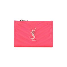 Кожаное портмоне Saint Laurent