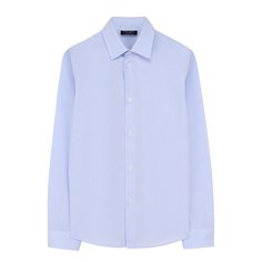 Хлопковая рубашка с воротником кент Dal Lago