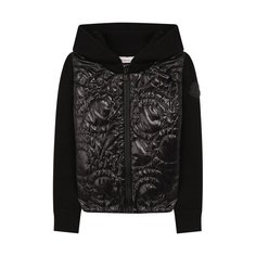 Утепленная толстовка из шерсти Moncler Enfant