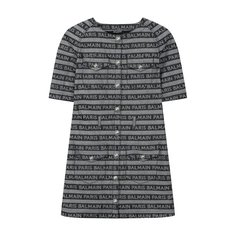 Хлопковое платье Balmain