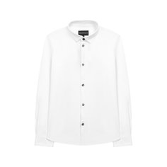 Хлопковая рубашка Emporio Armani
