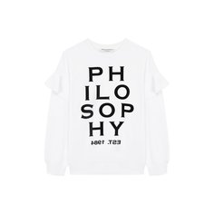 Хлопковый свитшот Philosophy di Lorenzo Serafini Kids