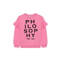 Хлопковый свитшот Philosophy di Lorenzo Serafini Kids