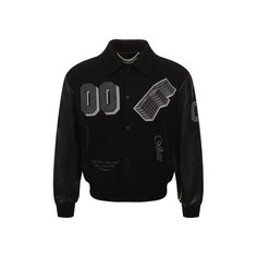 Комбинированный бомбер Off-White