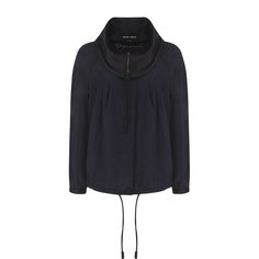Однотонная куртка из вискозы с отложным воротником Giorgio Armani