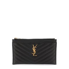 Кожаный футляр для документов Monogram Saint Laurent