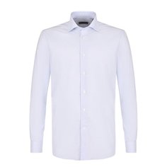 Хлопковая сорочка с воротником акула Corneliani