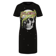 Хлопковое платье Philipp Plein