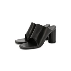 Кожаные мюли Oval Balenciaga