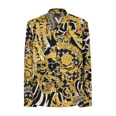 Хлопковая рубашка Versace