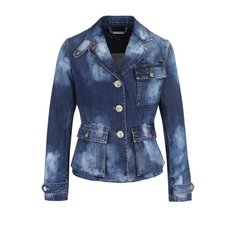 Приталенная джинсовая куртка с потертостями Ralph Lauren