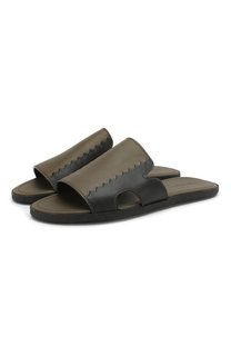 Кожаные шлепанцы Bottega Veneta