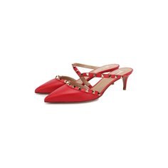 Кожаные мюли Valentino Garavani Rockstud Valentino