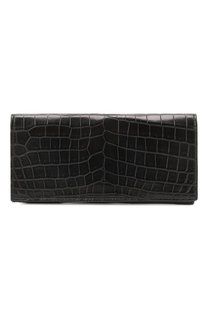 Портмоне из кожи крокодила с отделениями для кредитных карт Bottega Veneta