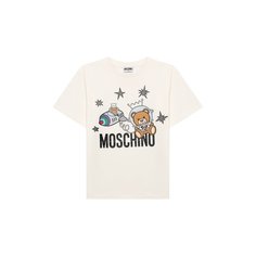 Хлопковая футболка Moschino Kid