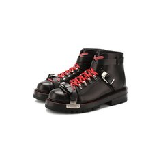 Кожаные ботинки Versace
