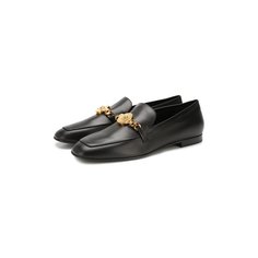 Кожаные лоферы Versace