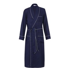 Хлопковый халат с поясом Derek Rose