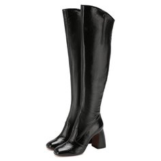 Кожаные ботфорты LAutre Chose